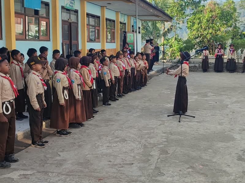 Upacara memperingati Hari Pramuka